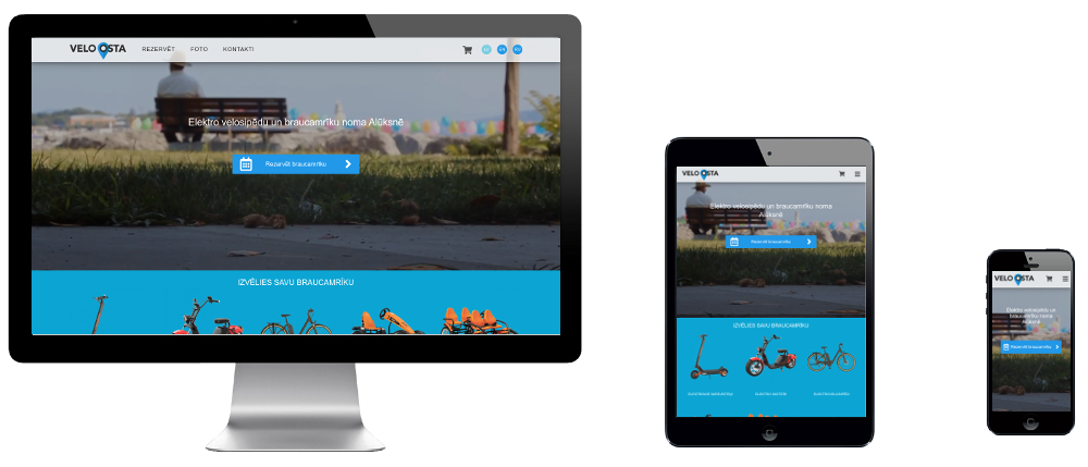 Veloosta - Elektro velosipēdu un braucamrīku noma Alūksnē